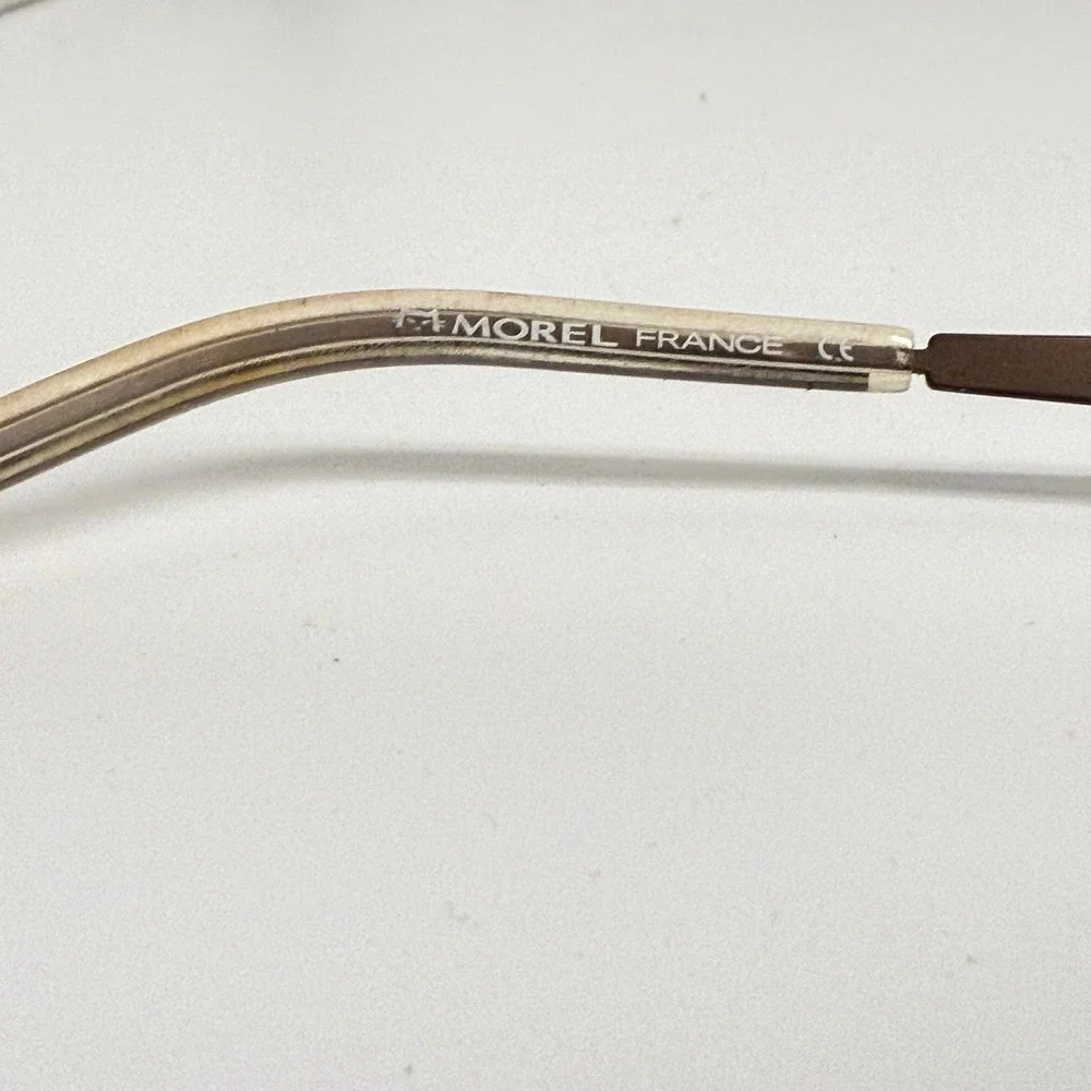 Lighttec Morel France 6578L Brown Rimless Eyeglasses Frames 49-17-135